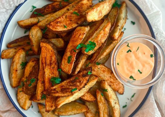 Crispy Fresh Baked Potato Wedges Recipe